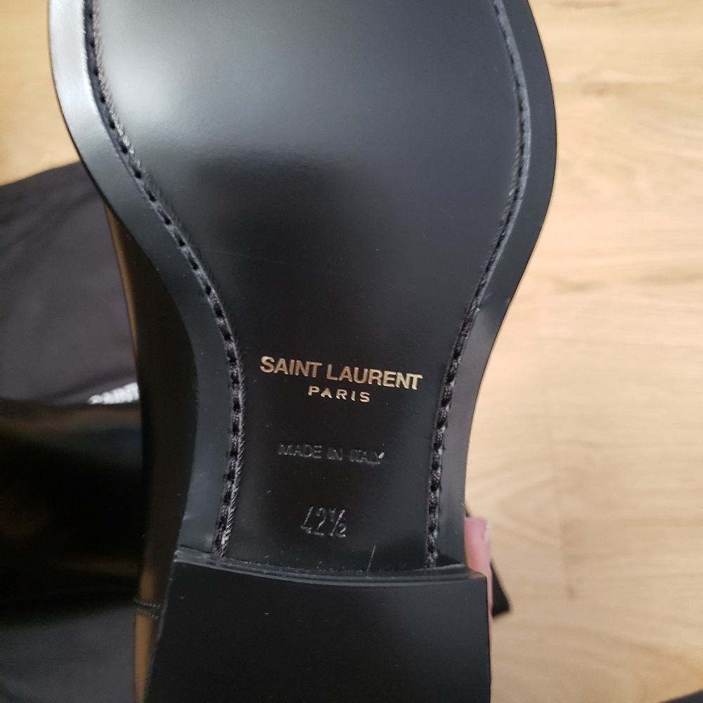 Saint Laurent Mens Wyatt 30 Chelsea Boots size 42 1/2 NEW - Picture 10 of 13